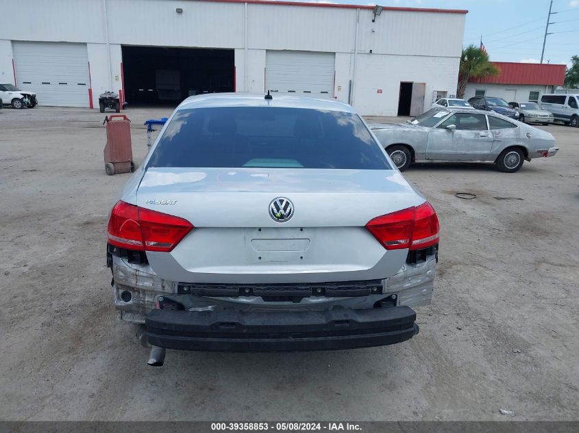 2013 Volkswagen Passat 2.5L S VIN: 1VWAH7A39DC119794 Lot: 39358853