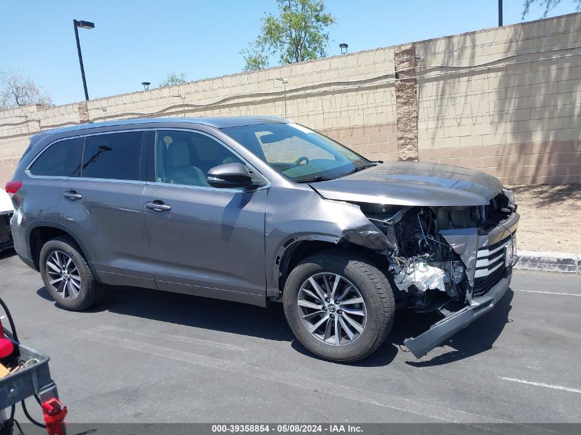 2018 Toyota Highlander Se/Xle VIN: 5TDKZRFH4JS536691 Lot: 39358854