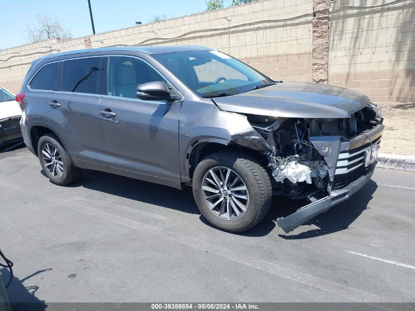 2018 Toyota Highlander Se/Xle VIN: 5TDKZRFH4JS536691 Lot: 39358854