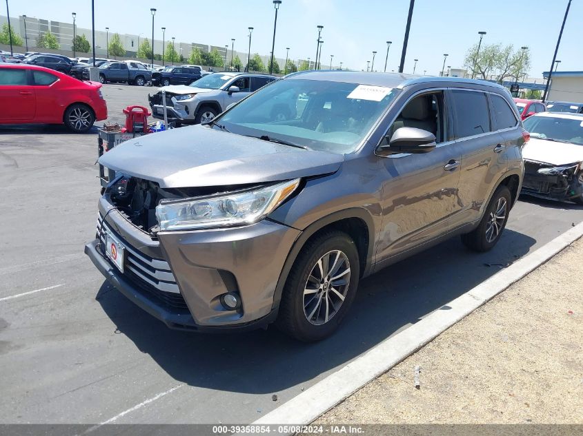 2018 Toyota Highlander Se/Xle VIN: 5TDKZRFH4JS536691 Lot: 39358854