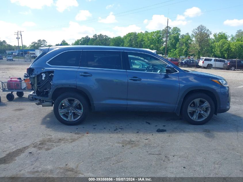 2019 Toyota Highlander Limited/Limited Platinum VIN: 5TDDZRFH8KS930138 Lot: 39358856