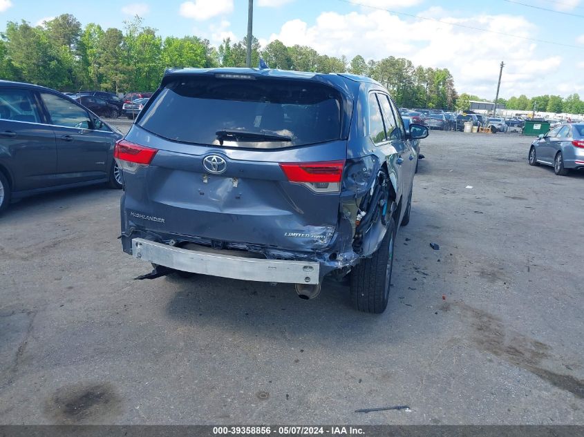 2019 Toyota Highlander Limited/Limited Platinum VIN: 5TDDZRFH8KS930138 Lot: 39358856