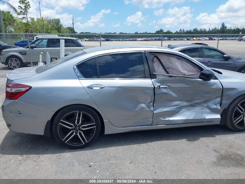 2017 Honda Accord Sport Se VIN: 1HGCR2F16HA203402 Lot: 39358857