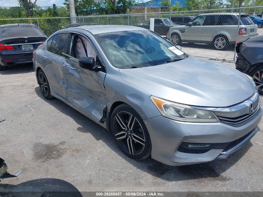 2017 Honda Accord Sport Se VIN: 1HGCR2F16HA203402 Lot: 39358857