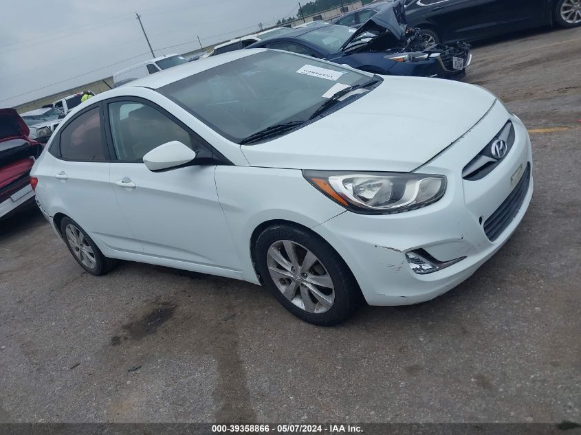 2013 Hyundai Accent Gls VIN: KMHCU4AEXDU288090 Lot: 39358866