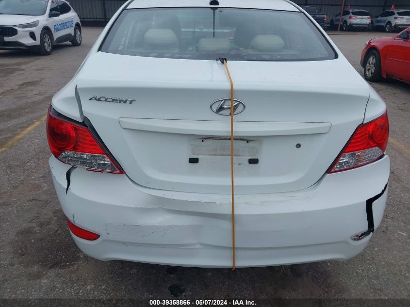 2013 Hyundai Accent Gls VIN: KMHCU4AEXDU288090 Lot: 39358866