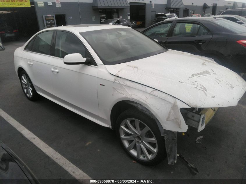 2014 Audi A4 2.0T Premium VIN: WAUBFAFL0EN044151 Lot: 39358870