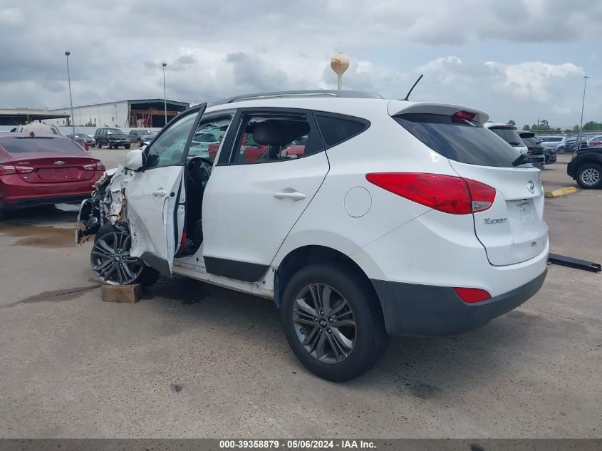 2015 Hyundai Tucson Se VIN: KM8JU3AG5FU058320 Lot: 39358879