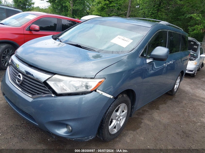 2012 Nissan Quest Sv VIN: JN8AE2KP0C9050932 Lot: 39358897