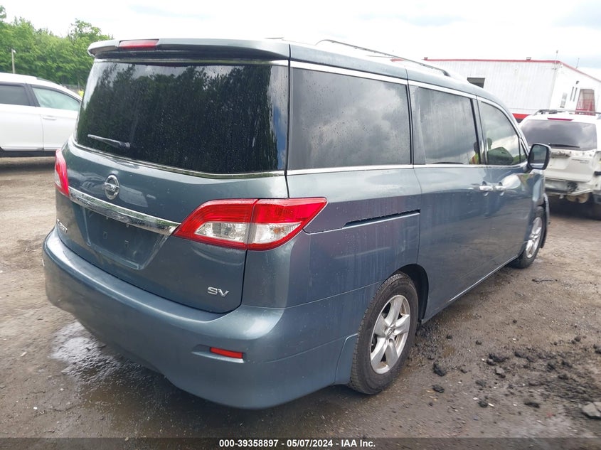 2012 Nissan Quest Sv VIN: JN8AE2KP0C9050932 Lot: 39358897
