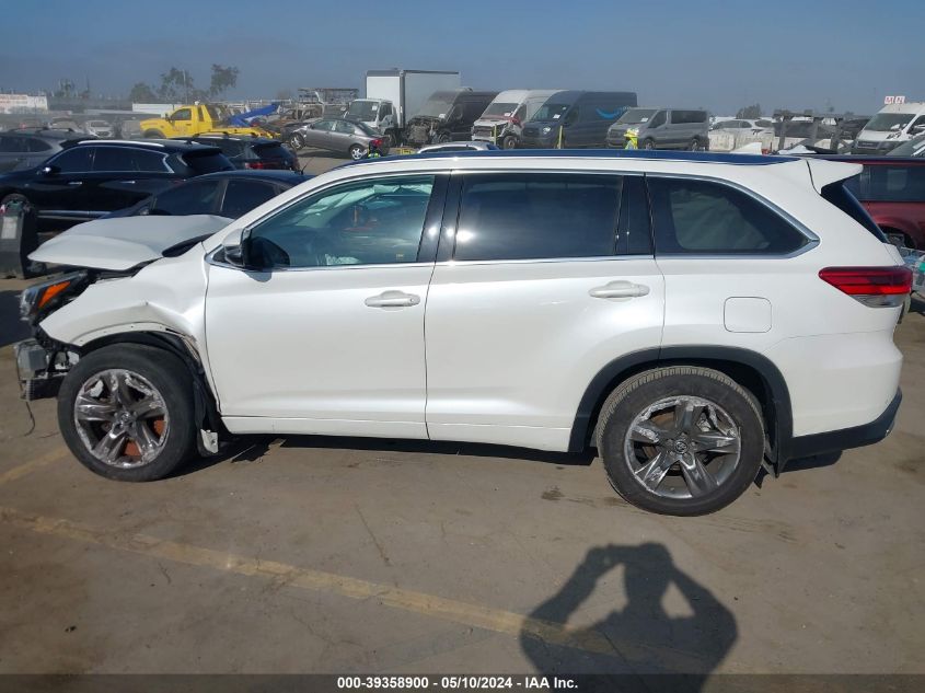 2018 Toyota Highlander Limited Platinum VIN: 5TDDZRFH6JS912817 Lot: 39358900