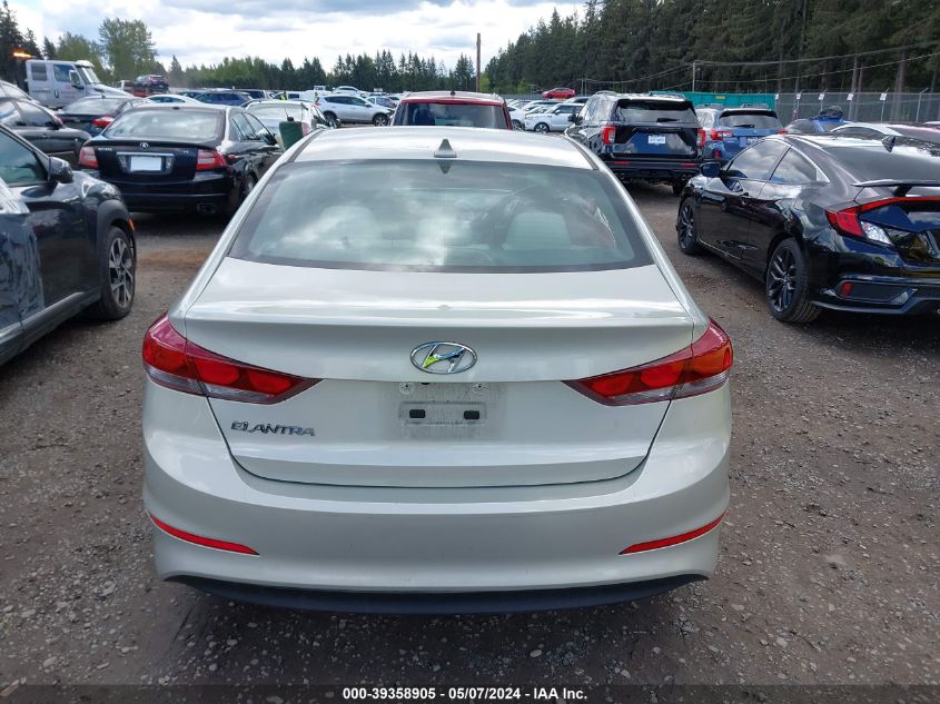 2017 Hyundai Elantra Se VIN: KMHD84LF3HU369971 Lot: 39358905