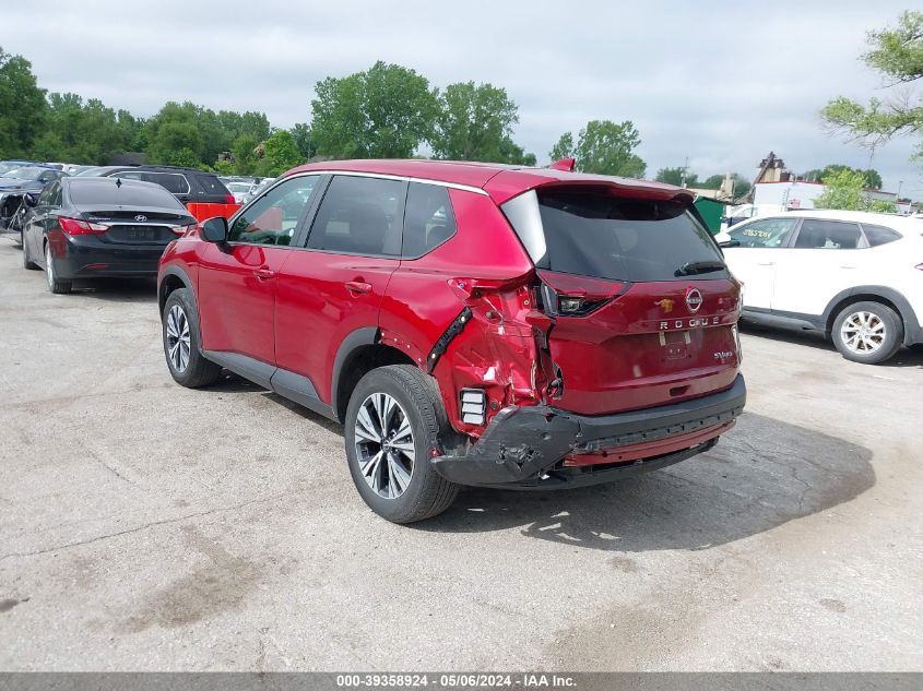 2023 Nissan Rogue Sv Intelligent Awd VIN: 5N1BT3BBXPC891919 Lot: 39358924