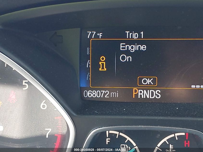 2017 FORD ESCAPE S - 1FMCU0F70HUD80642