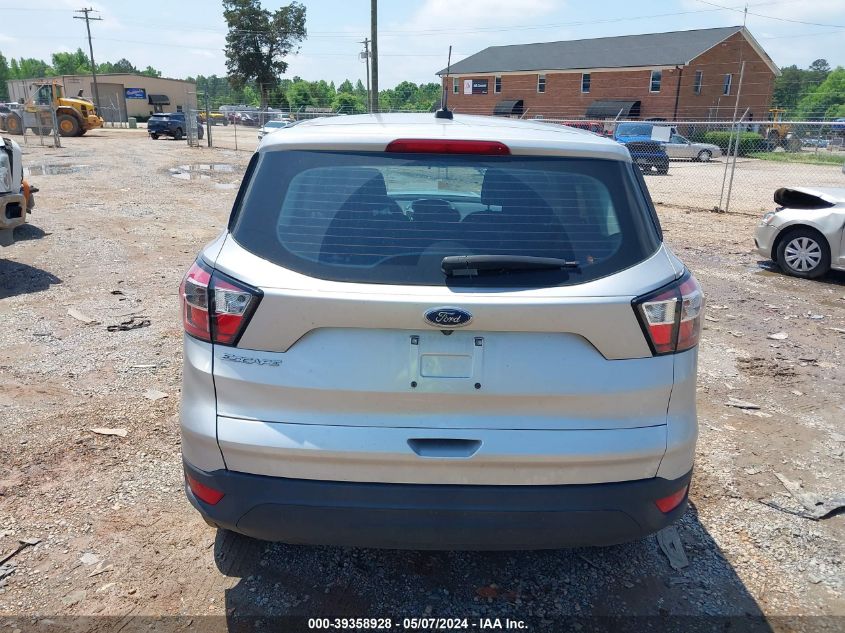 2017 Ford Escape S VIN: 1FMCU0F70HUD80642 Lot: 39358928