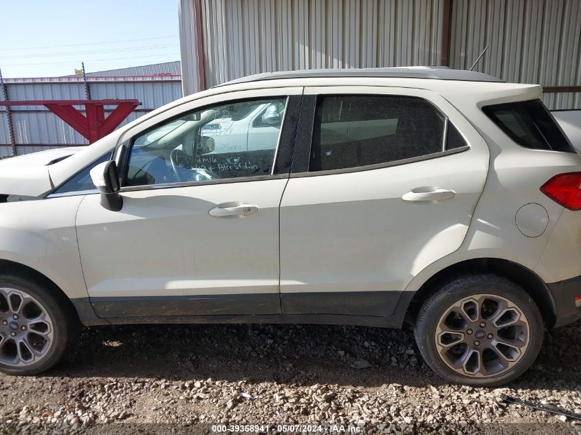 2020 Ford Ecosport Titanium VIN: MAJ6S3KL8LC362180 Lot: 39358941