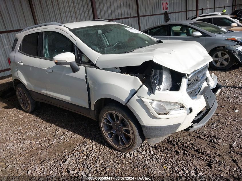 2020 Ford Ecosport Titanium VIN: MAJ6S3KL8LC362180 Lot: 39358941