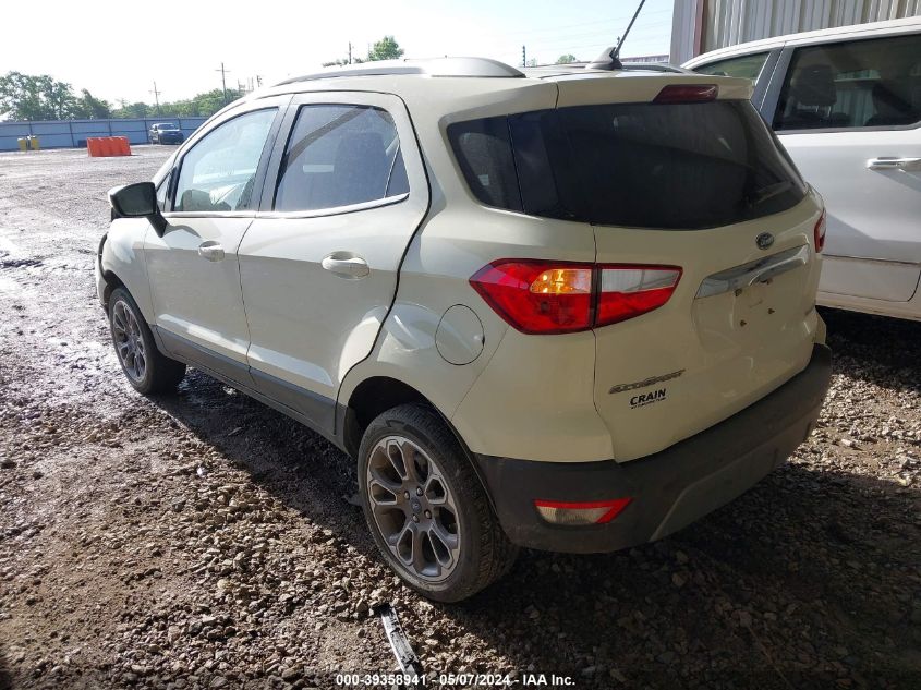 2020 Ford Ecosport Titanium VIN: MAJ6S3KL8LC362180 Lot: 39358941