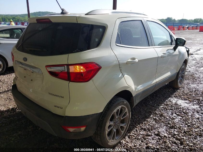 2020 Ford Ecosport Titanium VIN: MAJ6S3KL8LC362180 Lot: 39358941