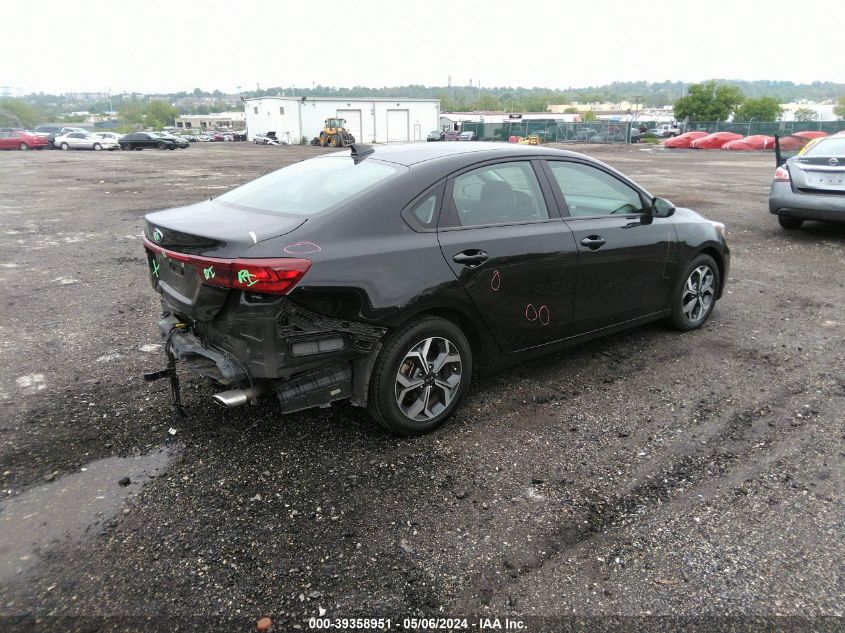 2021 Kia Forte Lxs VIN: 3KPF24AD6ME279187 Lot: 39358951