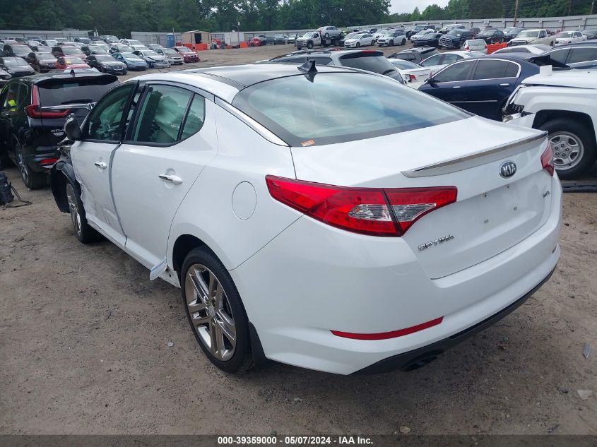 2013 Kia Optima Sx VIN: 5XXGR4A62DG166362 Lot: 39359000