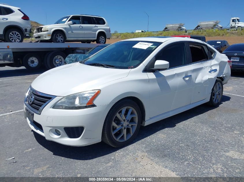 2014 Nissan Sentra Sr VIN: 3N1AB7AP8EL653224 Lot: 39359034