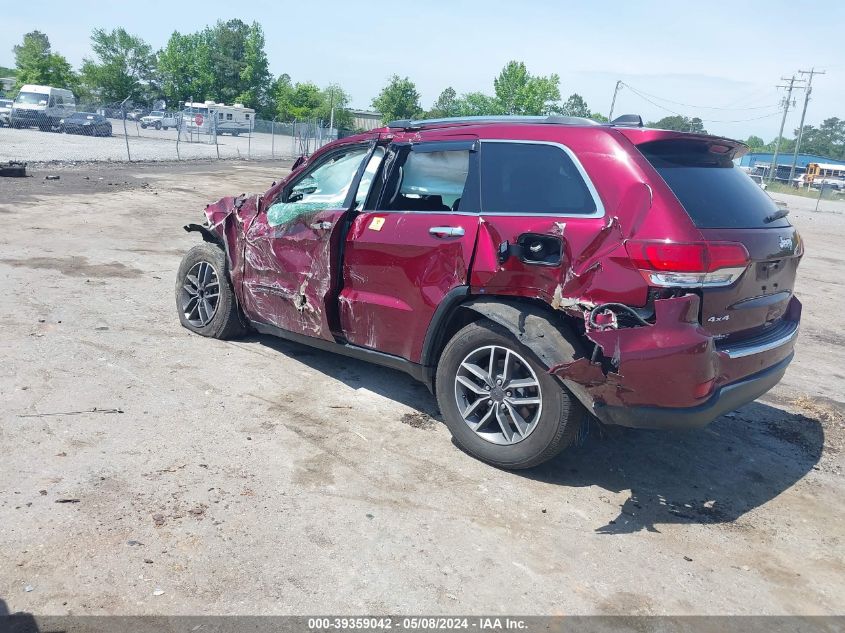 2020 Jeep Grand Cherokee Limited 4X4 VIN: 1C4RJFBGXLC271975 Lot: 39359042