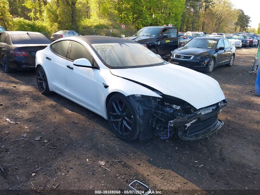 2022 Tesla Model S Dual Motor All-Wheel Drive VIN: 5YJSA1E54NF489673 Lot: 39359068