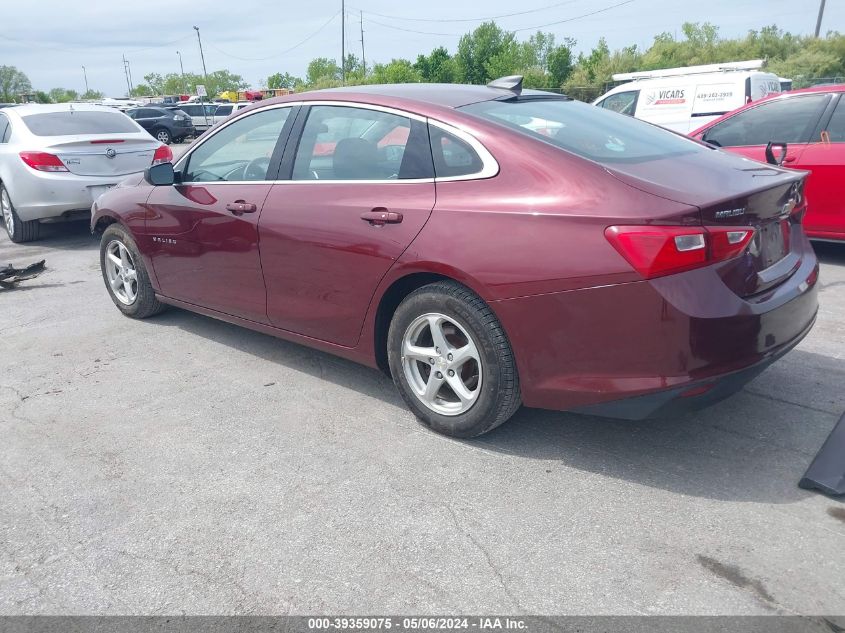 2016 Chevrolet Malibu Ls VIN: 1G1ZB5STXGF315720 Lot: 39359075