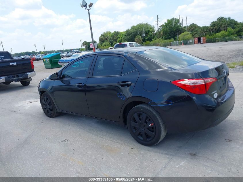 2018 Toyota Corolla Le VIN: 5YFBURHE8JP778300 Lot: 39359105