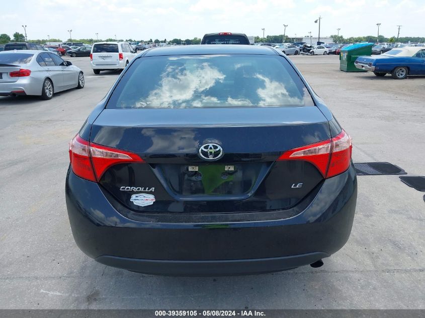 2018 Toyota Corolla Le VIN: 5YFBURHE8JP778300 Lot: 39359105