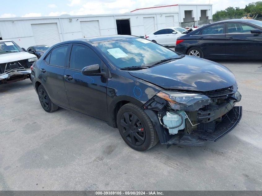 2018 Toyota Corolla Le VIN: 5YFBURHE8JP778300 Lot: 39359105