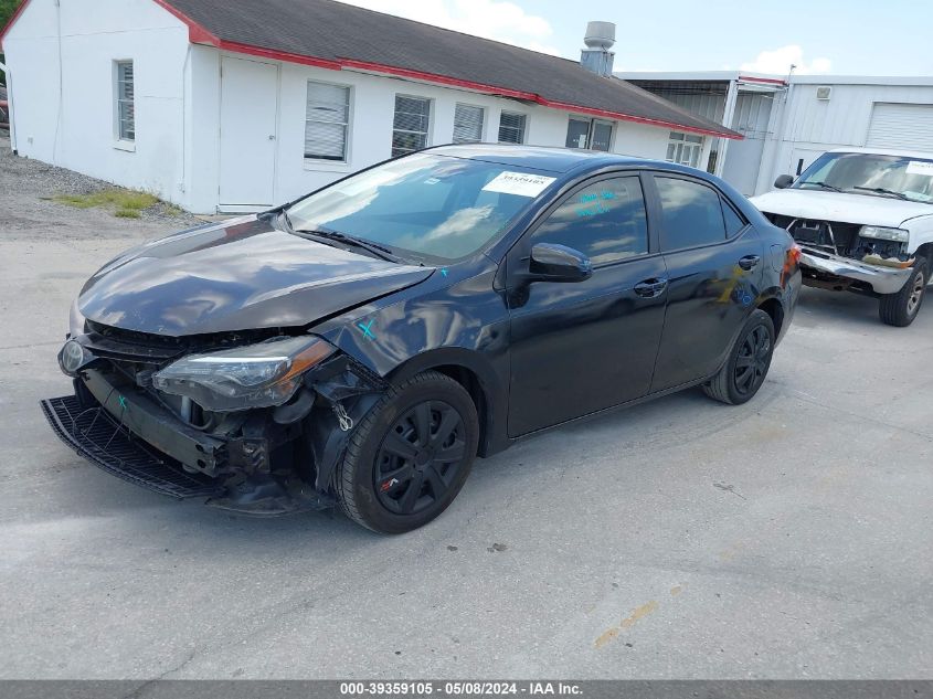 2018 Toyota Corolla Le VIN: 5YFBURHE8JP778300 Lot: 39359105