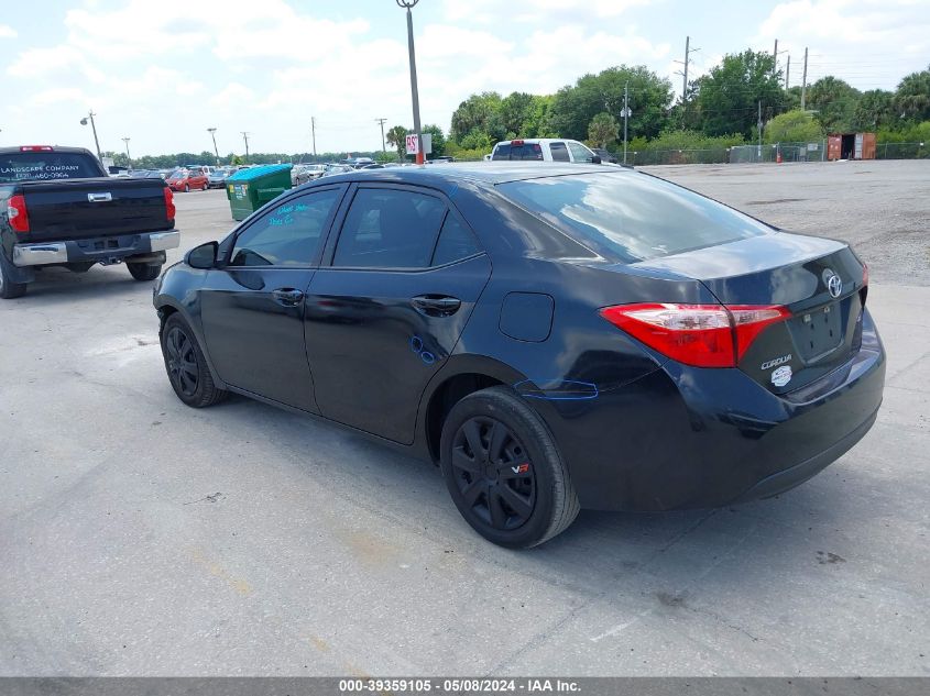 2018 Toyota Corolla Le VIN: 5YFBURHE8JP778300 Lot: 39359105