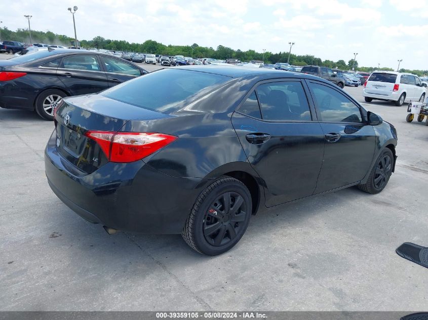 2018 Toyota Corolla Le VIN: 5YFBURHE8JP778300 Lot: 39359105