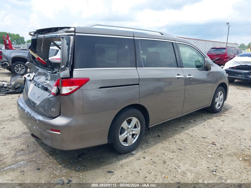 2016 Nissan Quest Platinum/S/Sl/Sv VIN: JN8AE2KP0G9156819 Lot: 39359112