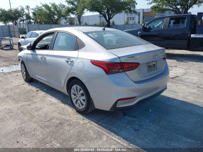 2019 Hyundai Accent Se VIN: 3KPC24A38KE077314 Lot: 39359152