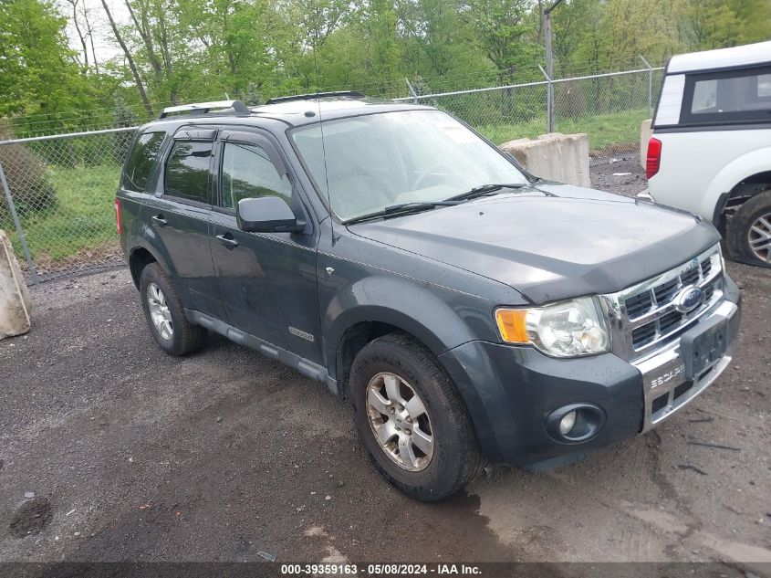 2008 Ford Escape Limited VIN: 1FMCU94128KC40557 Lot: 39359163