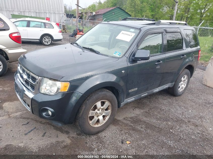 2008 Ford Escape Limited VIN: 1FMCU94128KC40557 Lot: 39359163