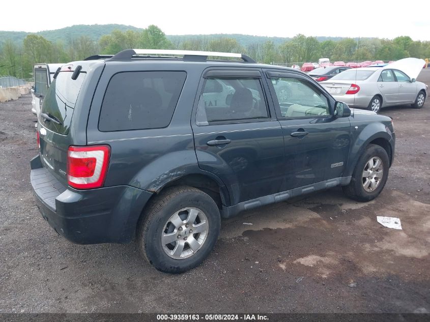 2008 Ford Escape Limited VIN: 1FMCU94128KC40557 Lot: 39359163