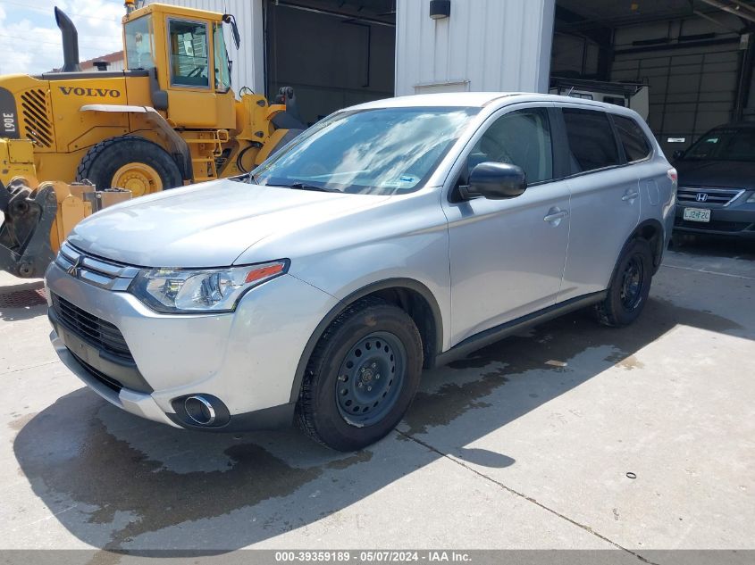 2015 Mitsubishi Outlander Es VIN: JA4AD2A37FZ006146 Lot: 39359189