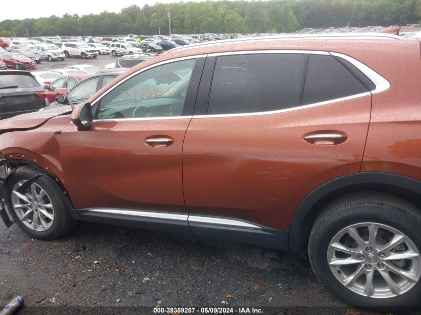 2021 Buick Envision Fwd Preferred VIN: LRBAZLR4XMD074816 Lot: 39359257