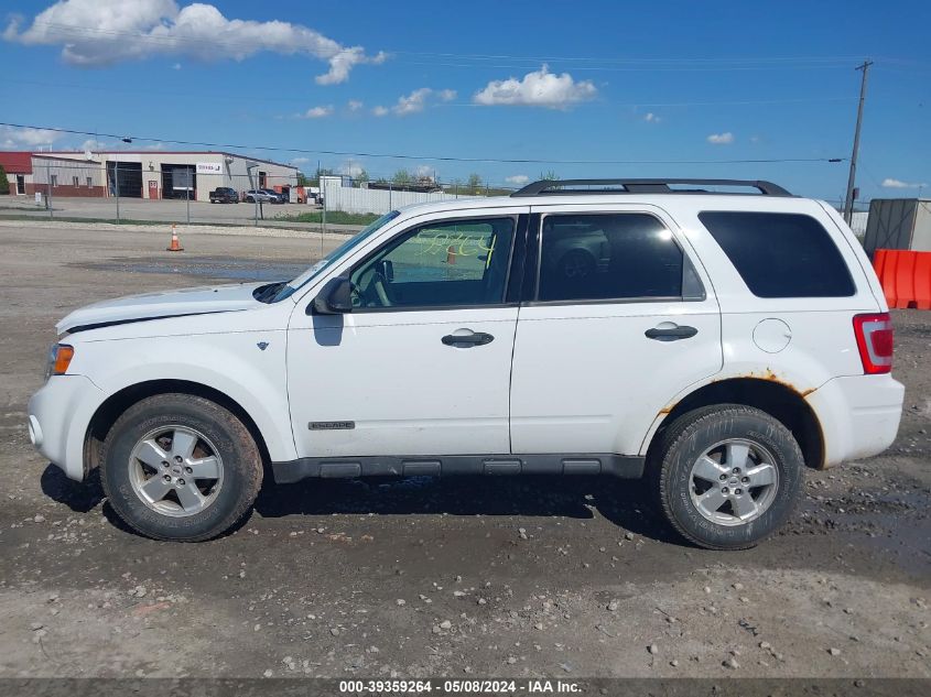 2008 Ford Escape Xlt VIN: 1FMCU93118KD06579 Lot: 39359264