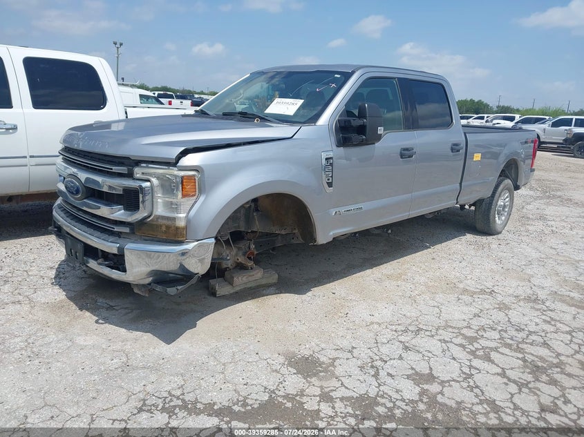 Vin: 1ft7w2bt2med03421, lot: 39844178, ford f-250 xlt 20212