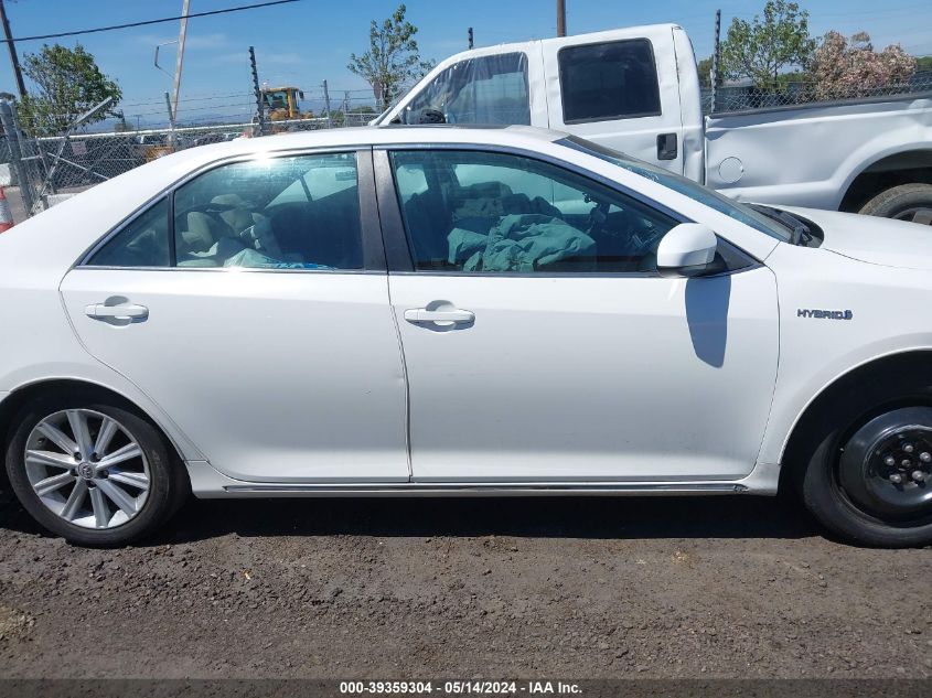 2014 Toyota Camry Hybrid Xle VIN: 4T1BD1FK4EU114820 Lot: 39359304