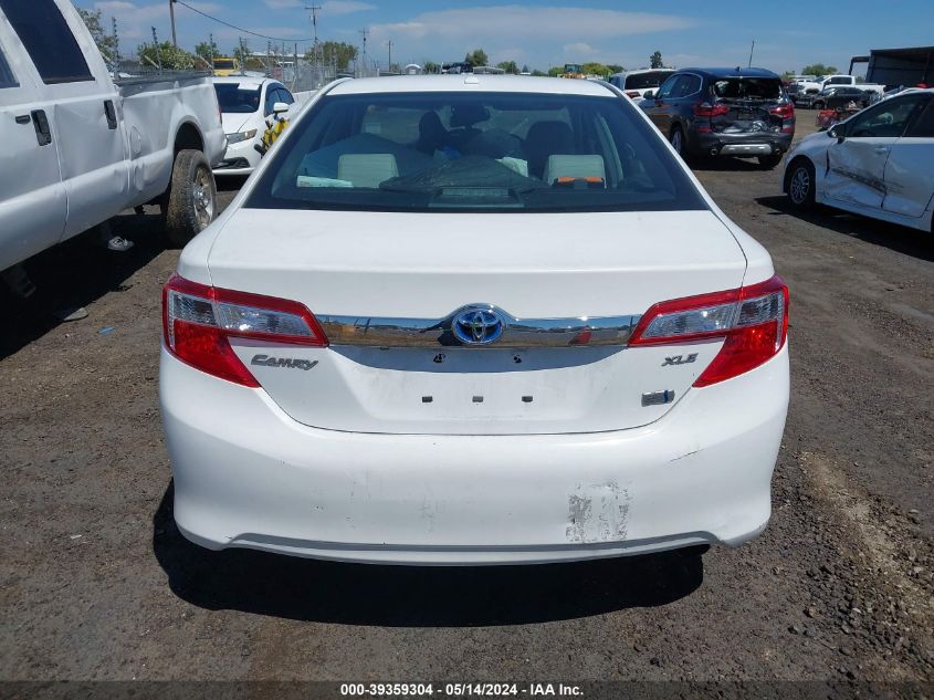 2014 Toyota Camry Hybrid Xle VIN: 4T1BD1FK4EU114820 Lot: 39359304