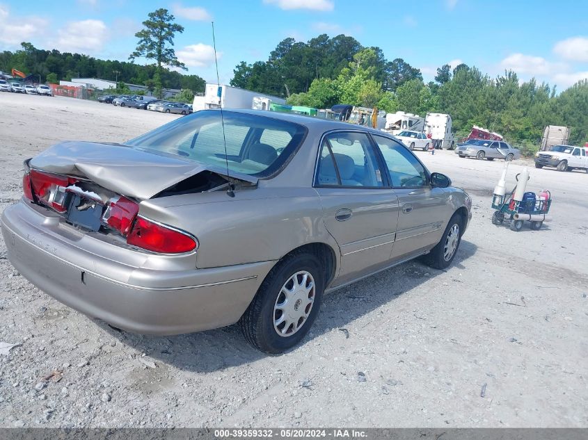 2001 Buick Century Custom VIN: 2G4WS52J811132545 Lot: 39359332