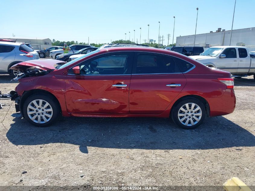 2015 Nissan Sentra Fe+ S/S/Sl/Sr/Sv VIN: 3N1AB7AP6FL656835 Lot: 39359386