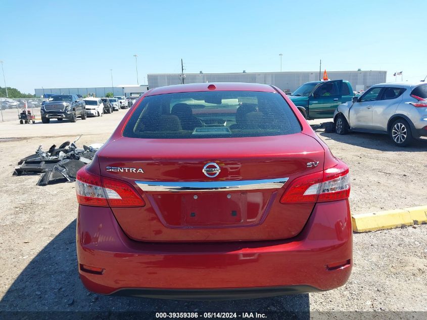 2015 Nissan Sentra Fe+ S/S/Sl/Sr/Sv VIN: 3N1AB7AP6FL656835 Lot: 39359386