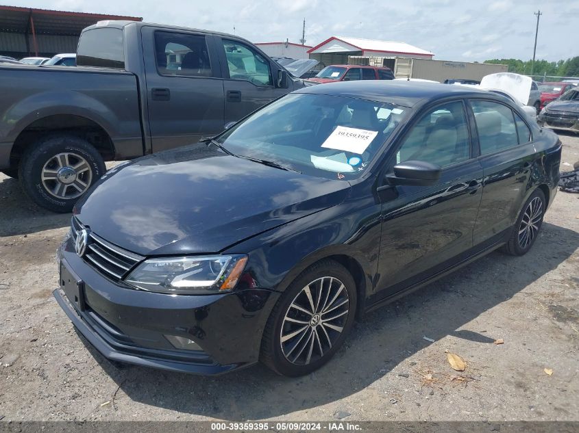 2016 Volkswagen Jetta 1.8T Sport VIN: 3VWD17AJ7GM297075 Lot: 39359395